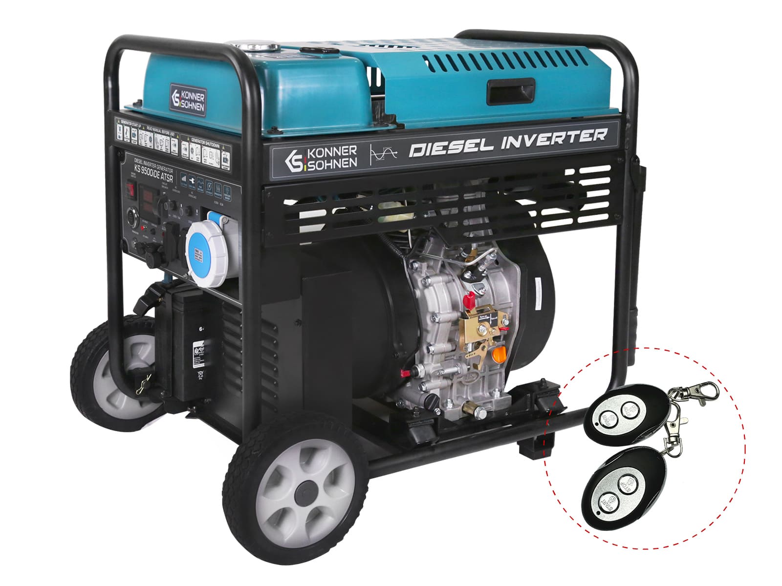 Генератор дизельний інверторний KS 9500iDE ATSR